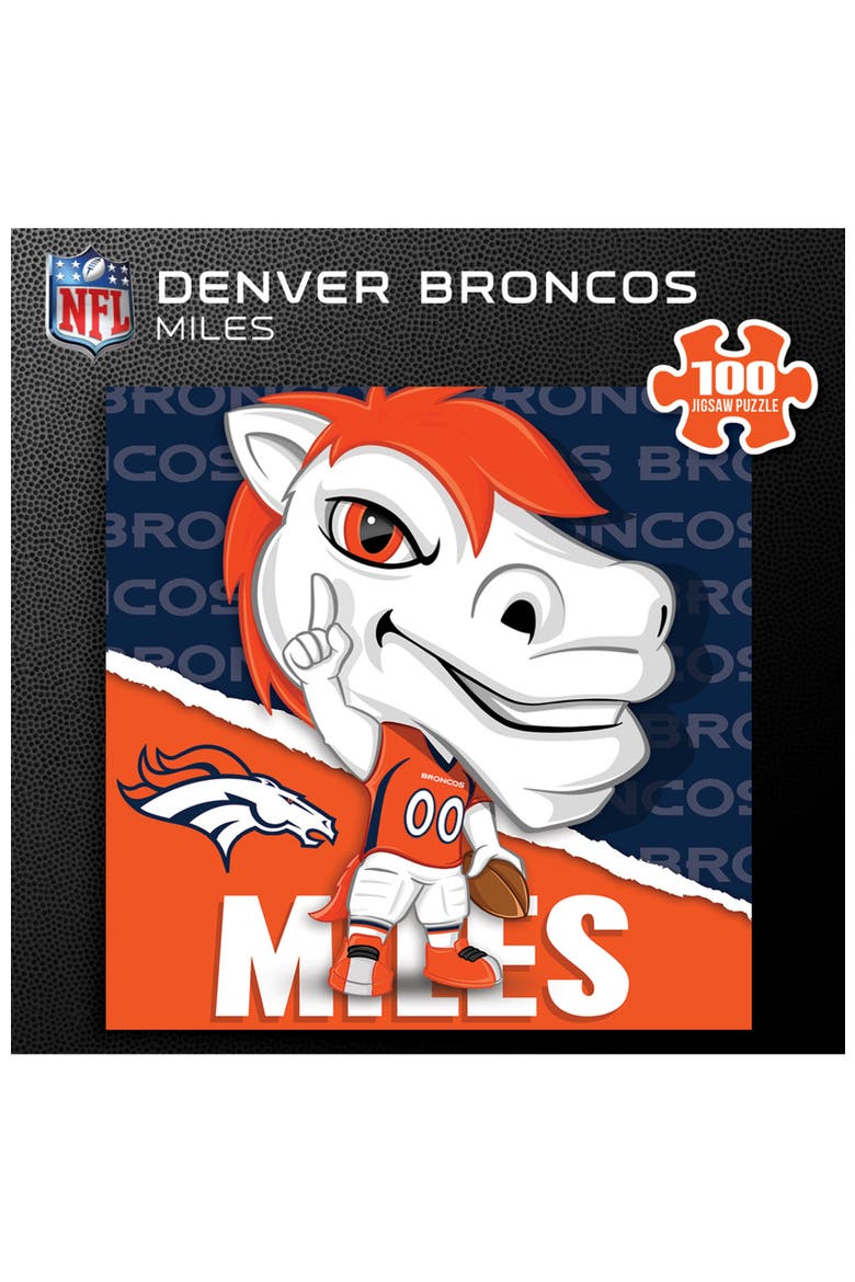 Denver Broncos Mascot 100 Piece Puzzle, Alternate, color, Multicolor