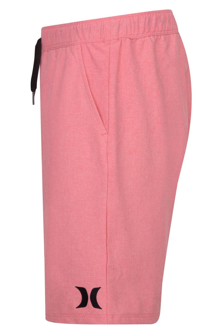 Kids' Stretch Heathered Hybrid Shorts, Alternate, color, AFAFADED C