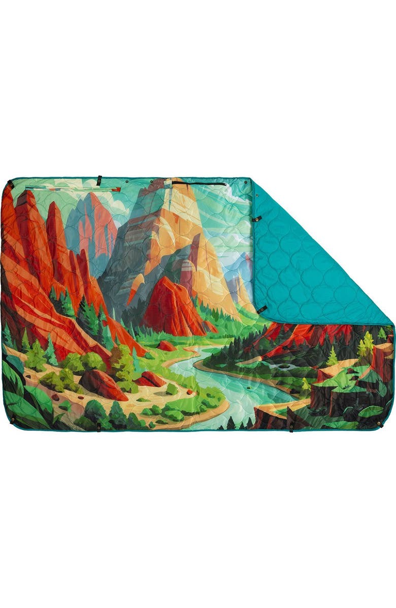 Coalatree Puffy Kachula Blanket - Greater Zion Edition, Main, color, Zion