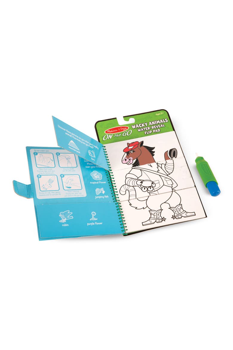 Water Wow Wacky Animals Water Reveal Pad, Alternate, color, NO COLOR