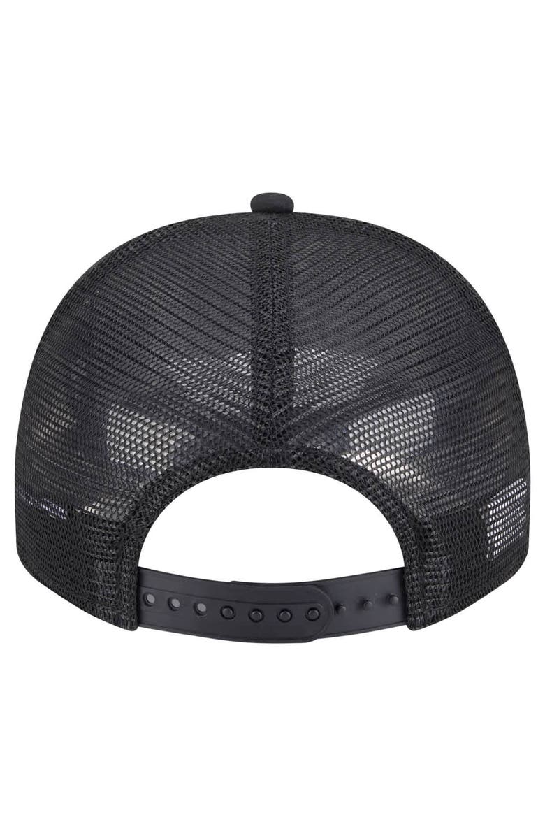 New Era Men's New Era Black Boston Bruins Vintage Team Rope A-Frame 9FIFTY Snapback Hat, Alternate, color, Black