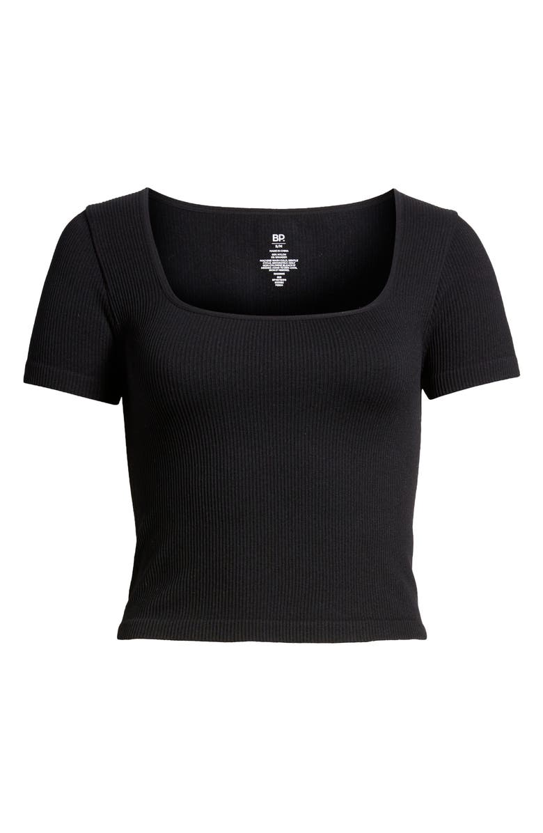 BP. Seamless Square Neck Rib Crop Top, Alternate, color, 