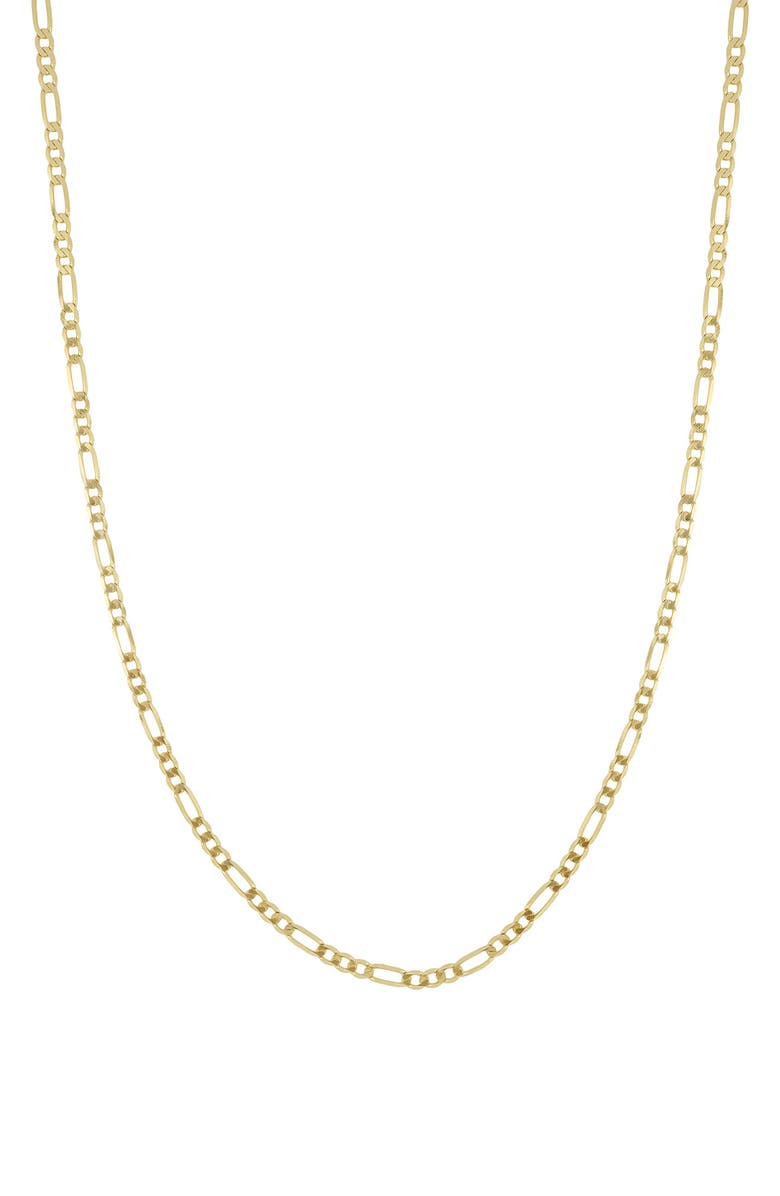 Bony Levy Men's 14K Gold Figaro Chain Necklace, Main, color, 14Ky