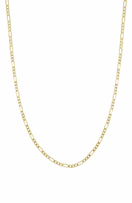 Bony Levy Men's 14K Gold Figaro Chain Necklace
