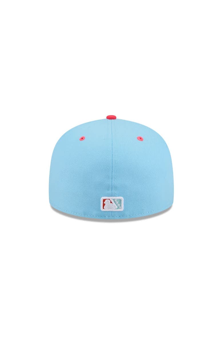 New Era Men's New Era Light Blue Harrisburg Senators Theme Nights 59FIFTY Fitted Hat, Alternate, color,