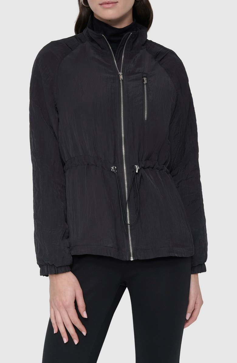 DKNY Crinkle Short Anorak, Main, color, 
