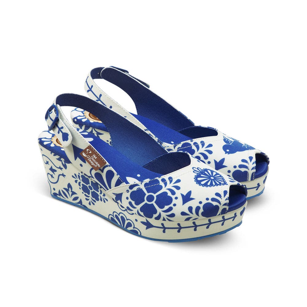 Hot Chocolate Design Talavera Women's Wedge Sandals, Main, color, 
