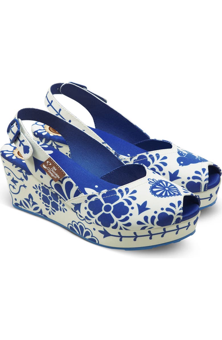 Hot Chocolate Design Talavera Women's Wedge Sandals, Main, color,