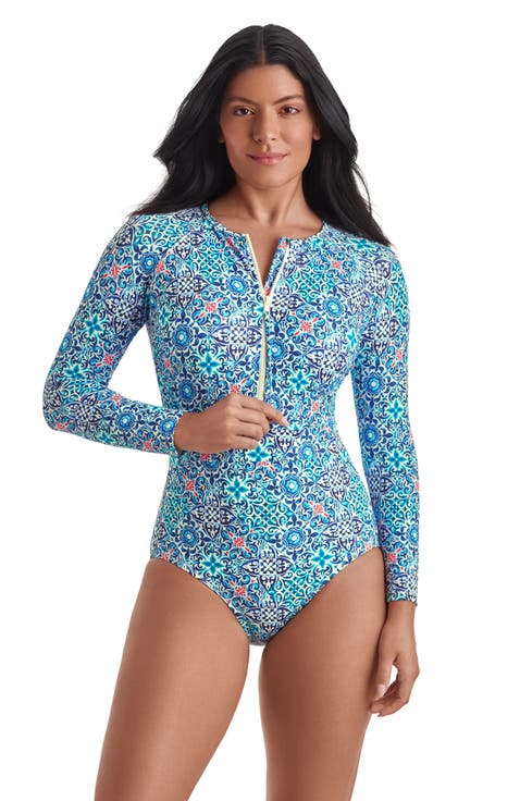 Paddle Board Chlorine Resistant One-piece Swimsuit