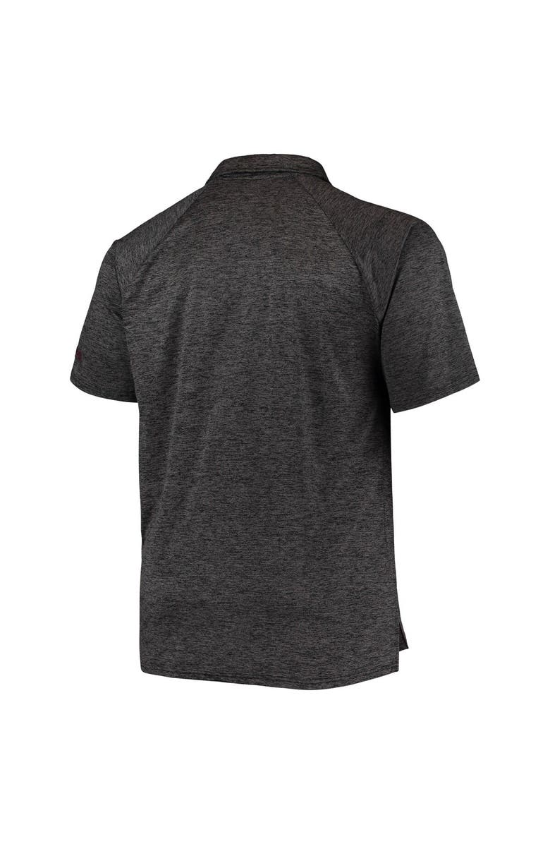 COLOSSEUM Men's Colosseum Heathered Black Ohio State Buckeyes Big & Tall Down Swing Polo, Alternate, color, Heather Black