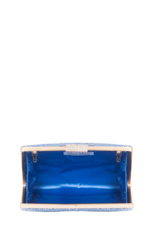 Lauren Lorraine Dandy Clutch In Blue