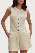 Varley Latia Button-Up Tank