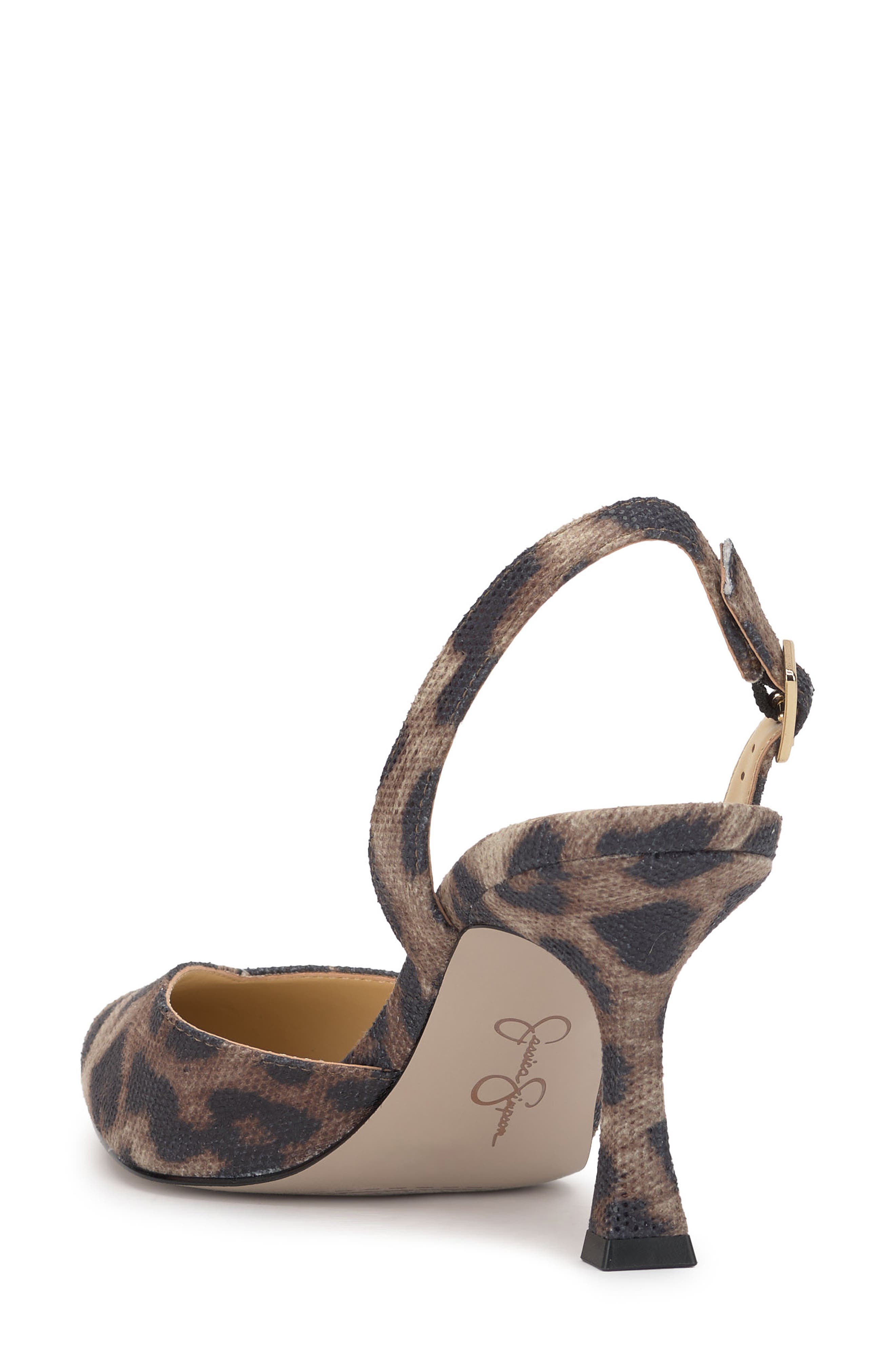 Jessica Simpson Fyvera Slingback Pump, Alternate, color, Safari Combo