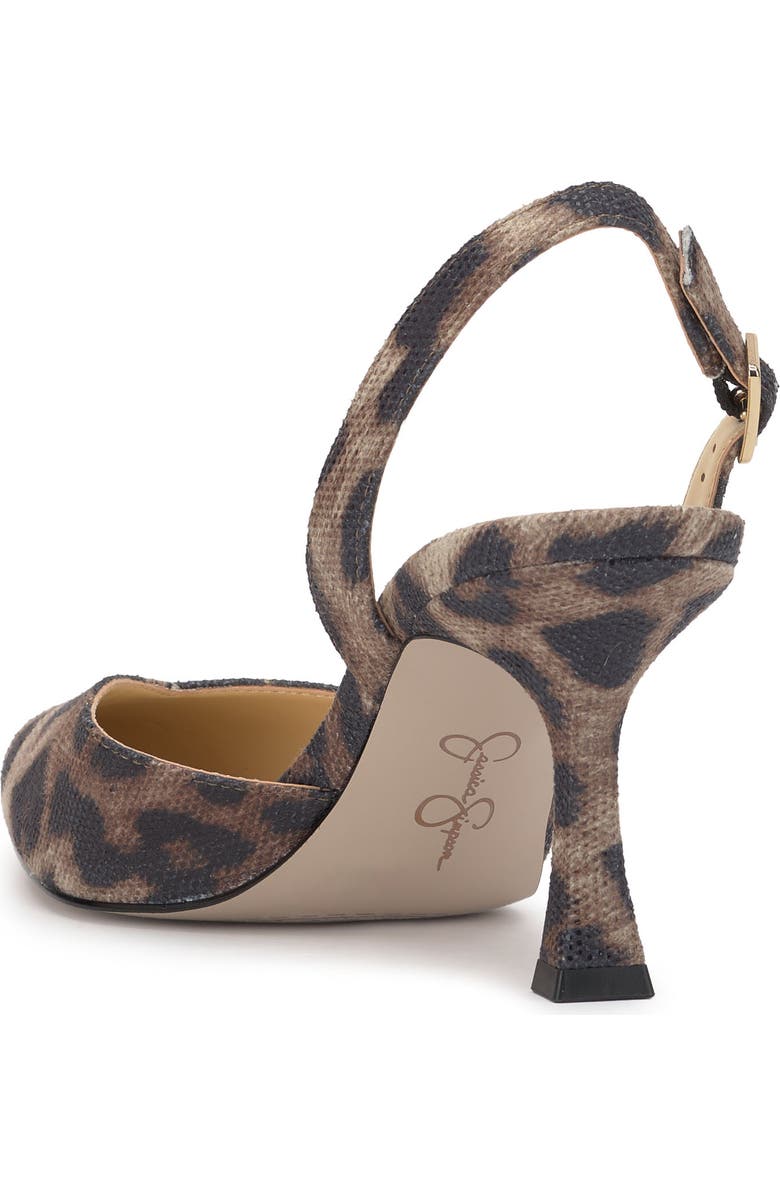 Jessica Simpson Fyvera Slingback Pump, Alternate, color, Safari Combo