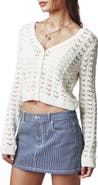 Florence by Mills Textured Knit Cropped Cardigan