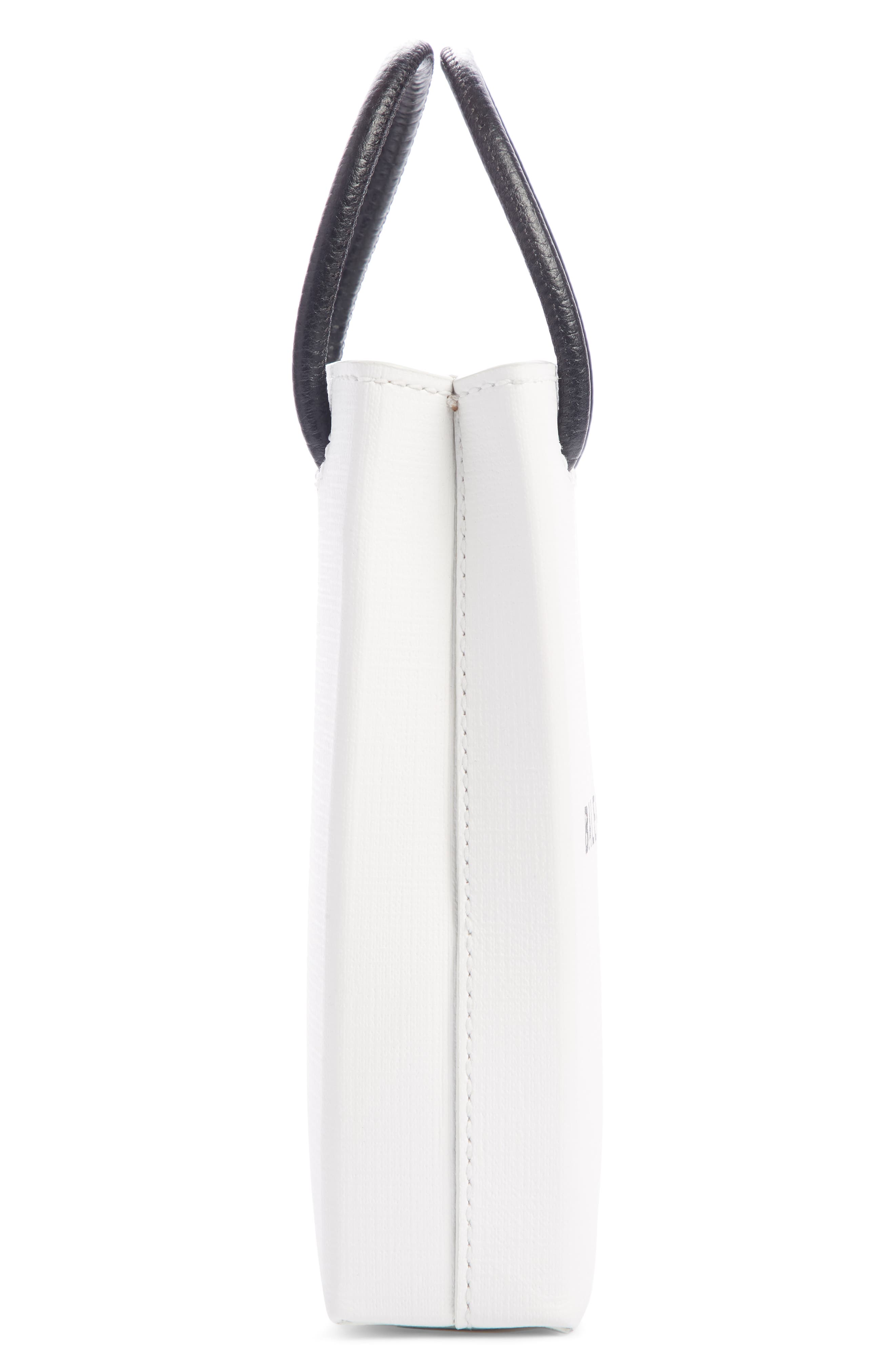 Shopping Leather Crossbody Phone Bag, Alternate, color, WHITE
