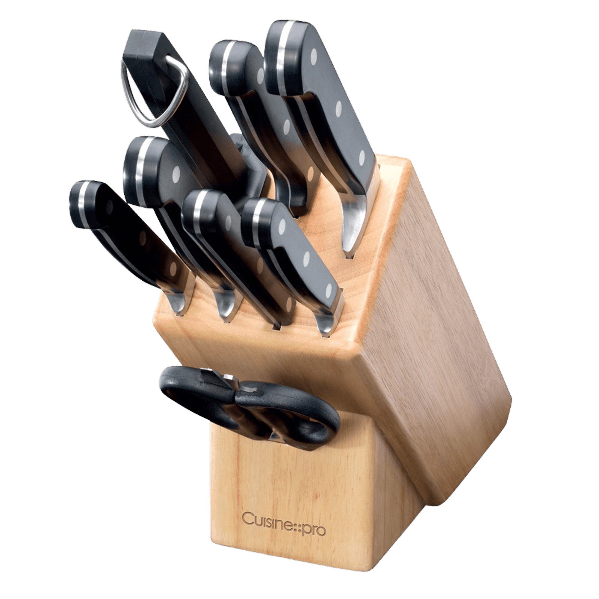 Cuisine::pro® SABRE 9-Piece Knife Block - Black