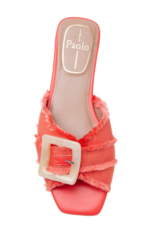 Shop Linea Paolo Lottie Slide Sandal In Pink Coral