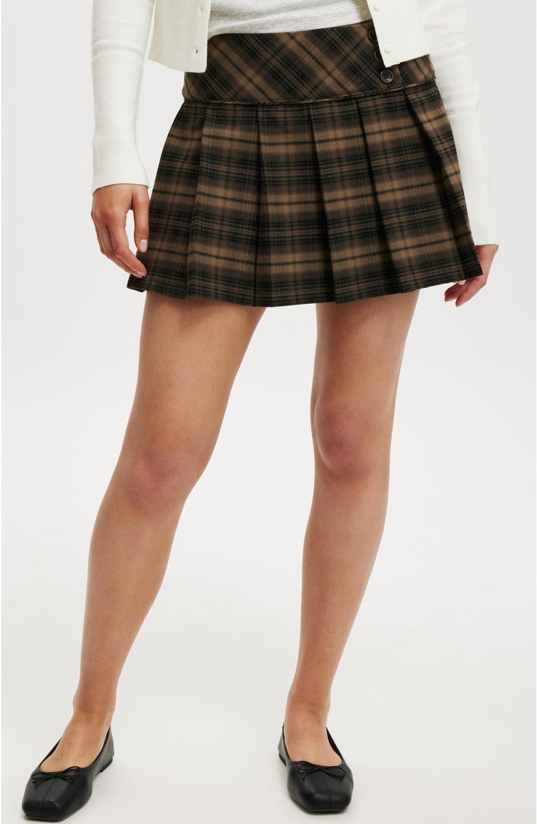 Cotton On Women's Wren Pleated Mini Skirt, Main, color,