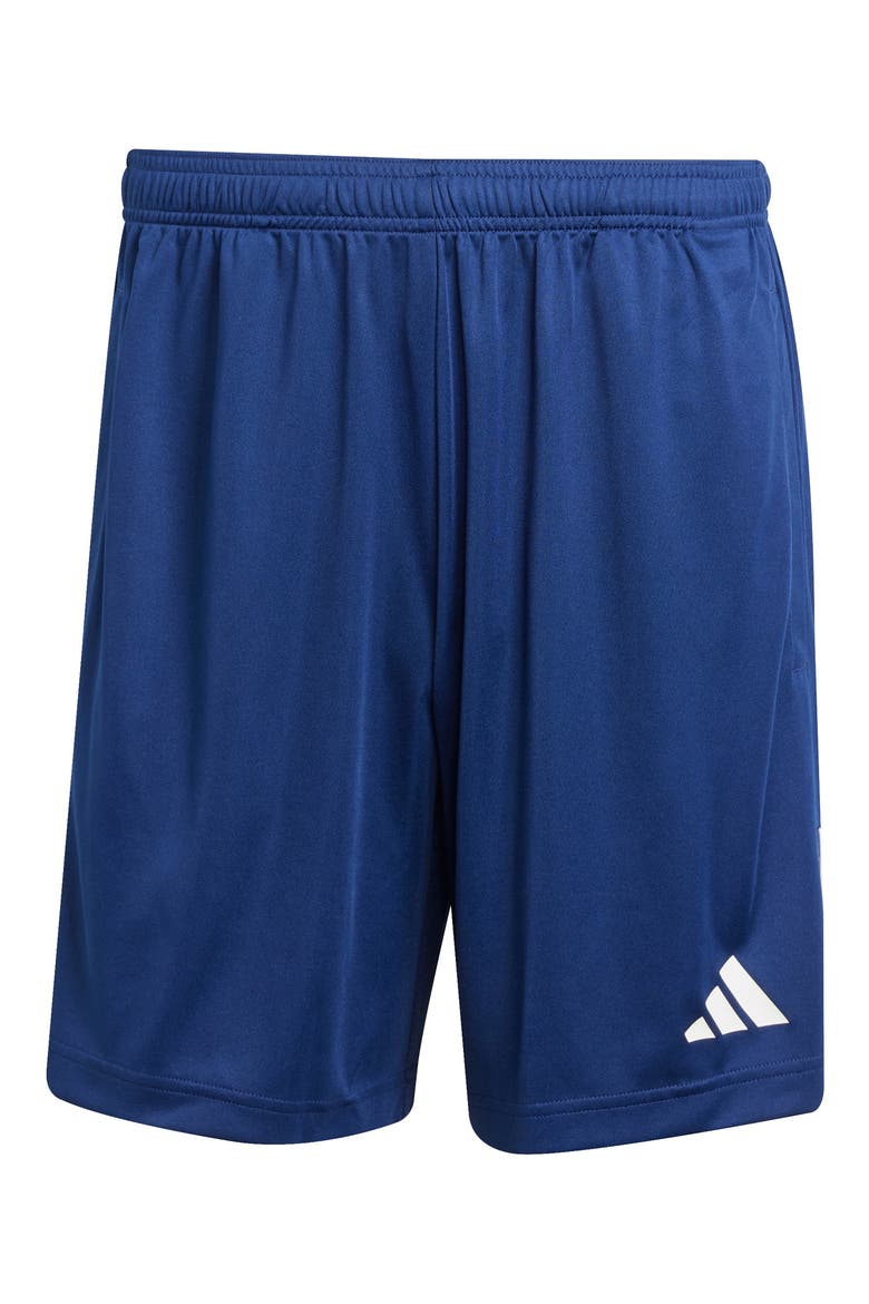 Sereno 3-Stripes AEROREADY Shorts, Alternate, color, DARK BLUE/ WHITE