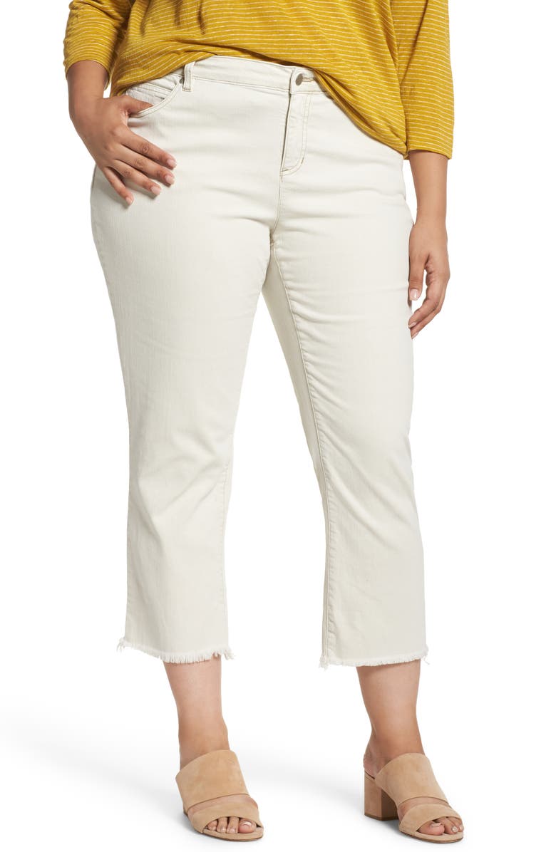 Eileen Fisher Stretch Organic Denim Crop Jeans, Main, color,