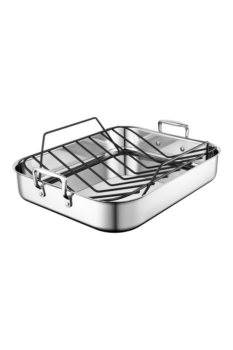 Large Roasting Pan, Main, color, STAINLESS STEEL