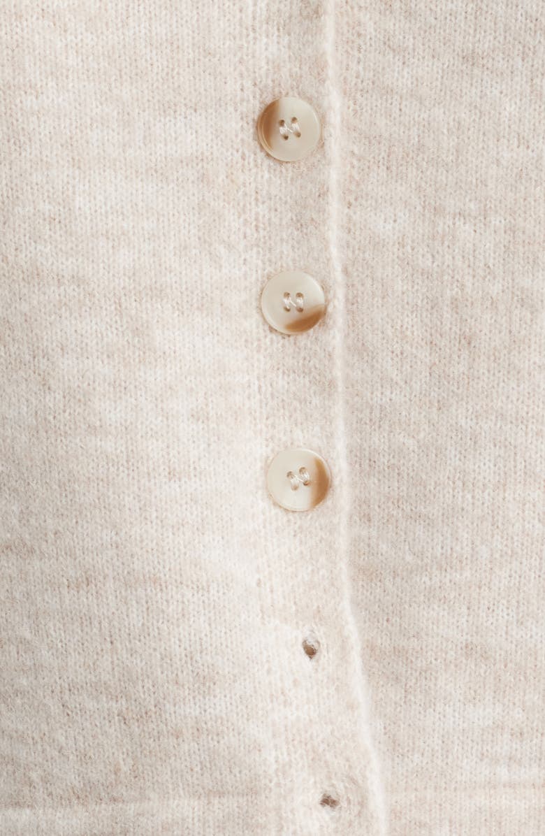 525 america Cassidy Three Quarter Sleeve Cardigan, Alternate, color, Cashew Heather