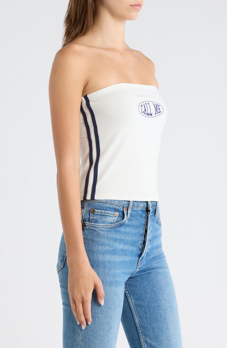 GOLDEN HOUR Call Me Y2K Tube Top, Alternate, color, Marshmallow