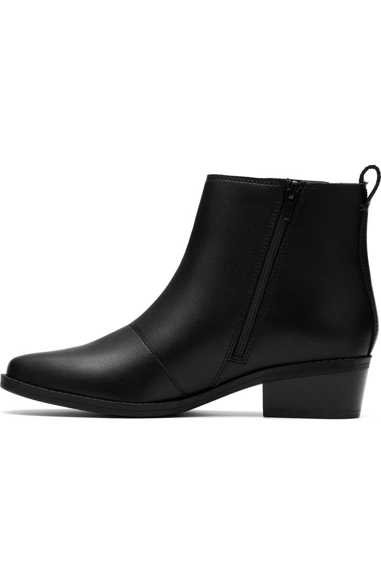 Clarks<sup>®</sup> Danyelle Skip Ankle Boot - Wide Width Available, Alternate, color, Black Leather