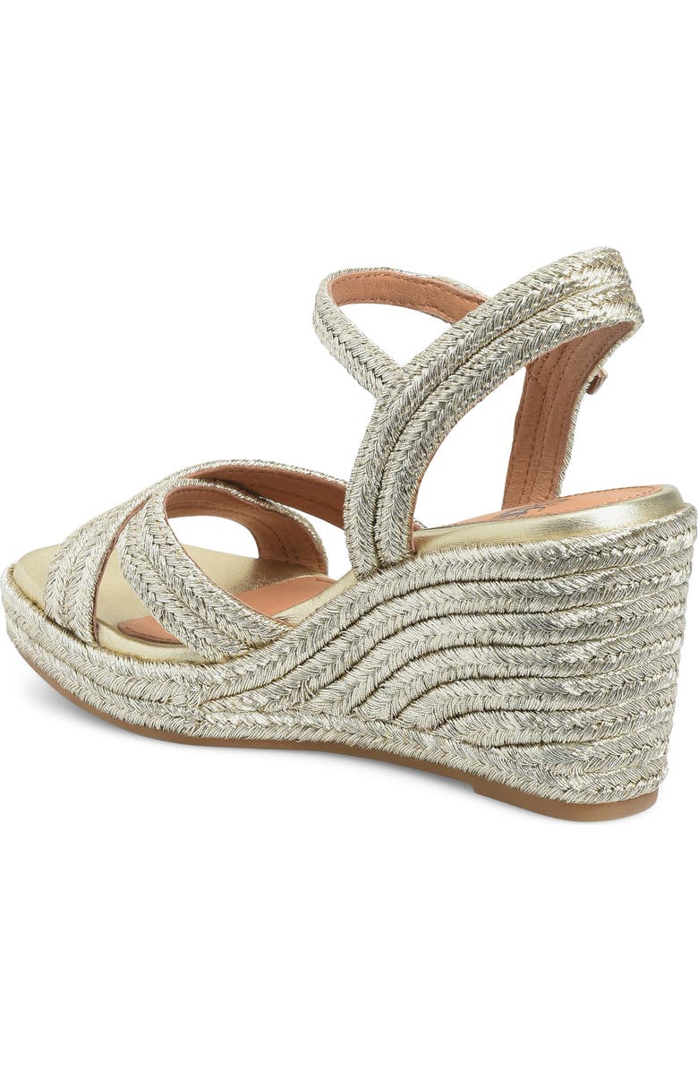 Söfft Newbury Espadrille Ankle Strap Platform Wedge Sandal, Alternate, color,