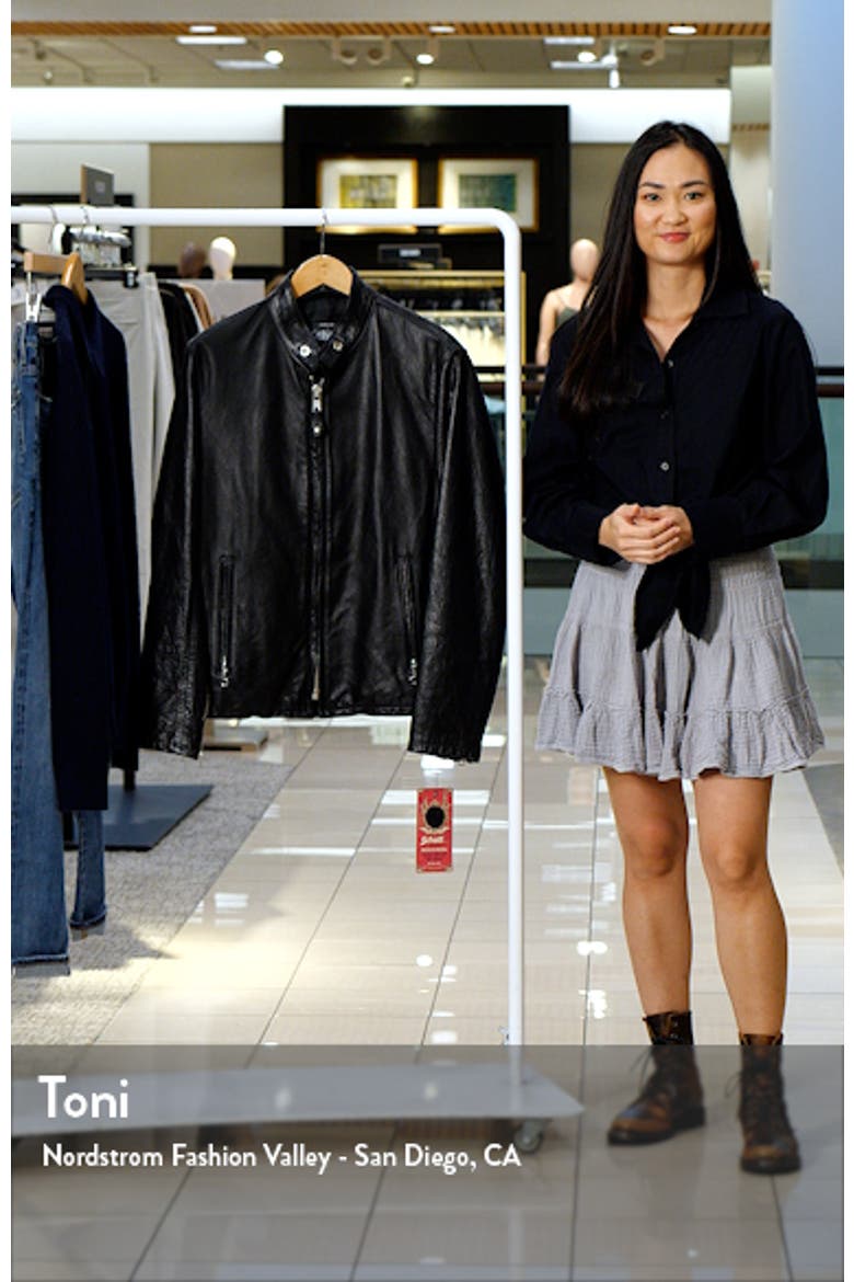 Café Racer Waxy Cowhide Leather Jacket video