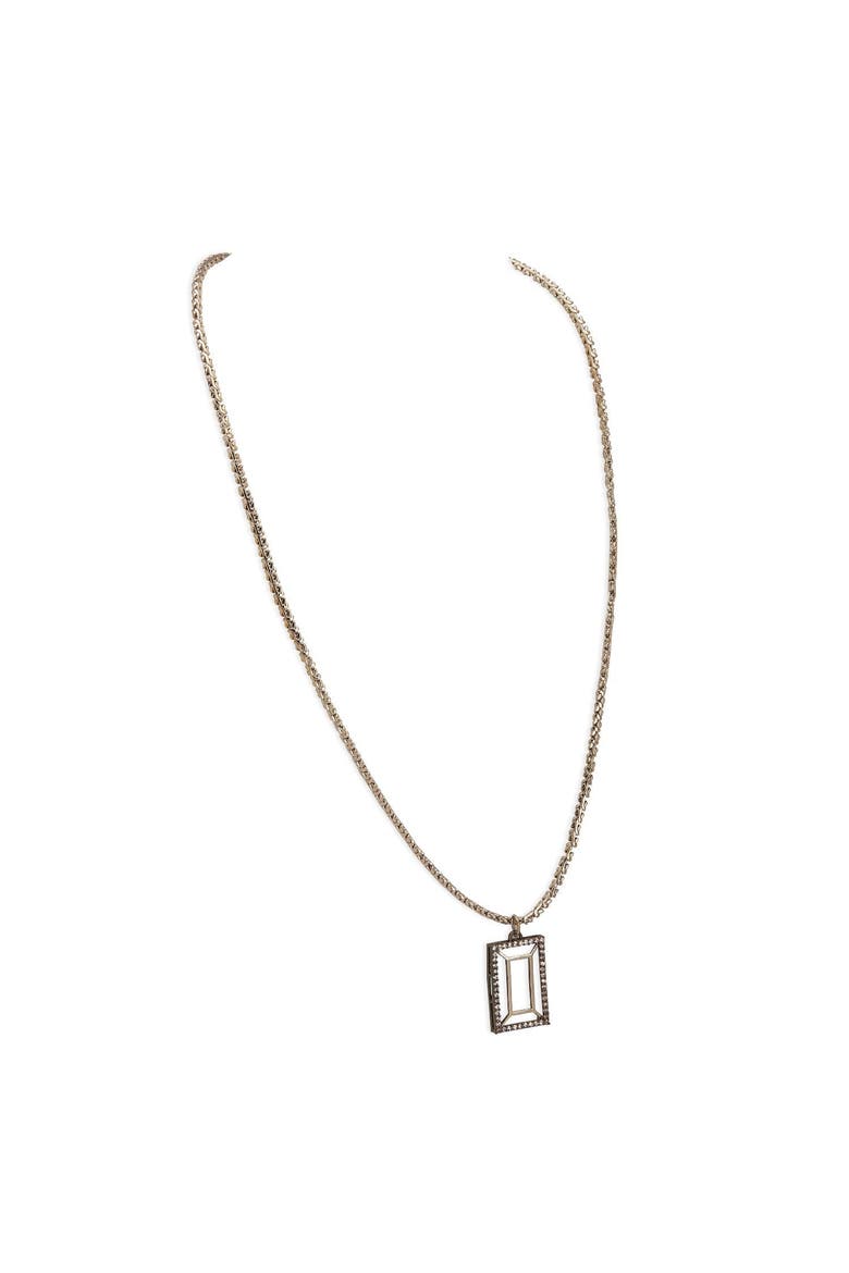 VAZIO PENDANT, Alternate, color, White Rhodium Plated