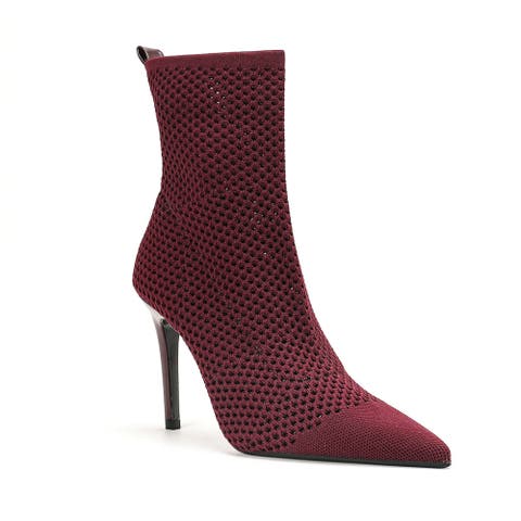 Brooklyn Knit Point Boot