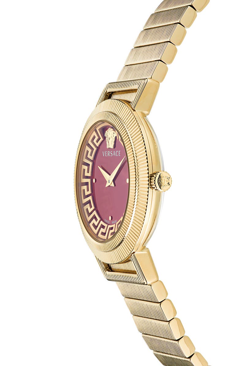 Versace Greca Chic Bracelet Watch, 36mm, Alternate, color,