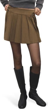 MANGO Brittany Pleated Miniskirt