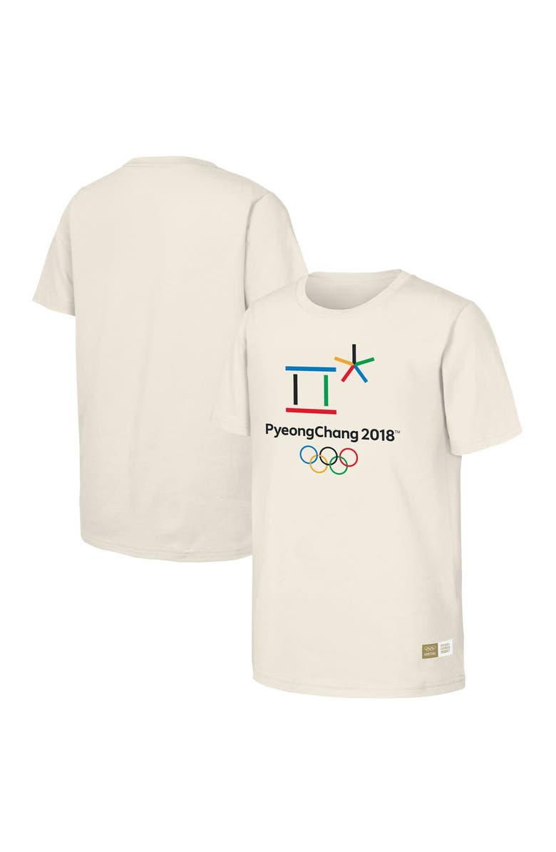 Outerstuff Men's Natural 2018 PyeongChang Games Olympic Heritage T-Shirt, Main, color, Natural
