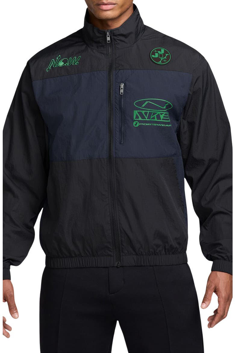Club Sportswear Cycle Jacket, Main, color, BLACK/ OBSIDIAN