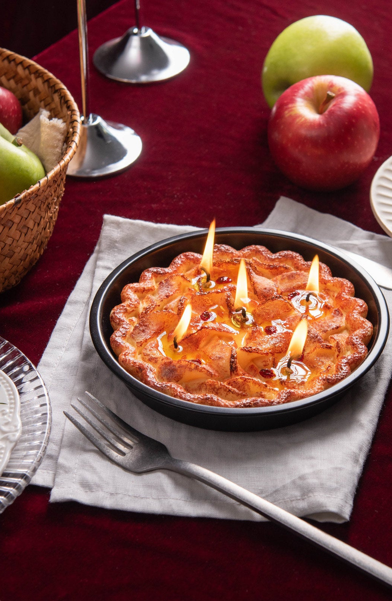 Southlake gifts Apple Pie Candle, Alternate, color, Brown