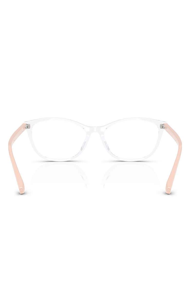 VOGUE 54mm Cat Eye Optical Glasses, Alternate, color, Transparent