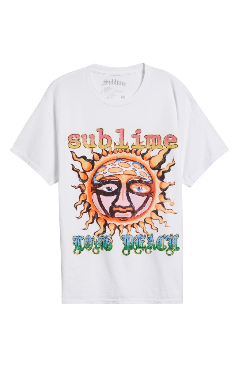 Merch Traffic Sublime Long Beach Graphic T-Shirt, Alternate, color,