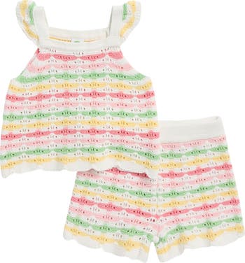 Kids' Pointelle Knit Set