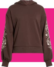 Scotch & Soda Embroidered Hooded Sweatshirt