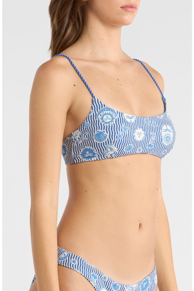 Catalina Waves Bikini Top, Alternate, color, VINTAGE BLUE