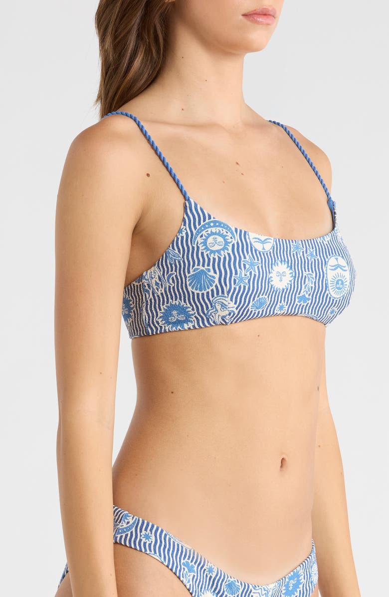Rip Curl Catalina Waves Bikini Top, Alternate, color, Vintage Blue