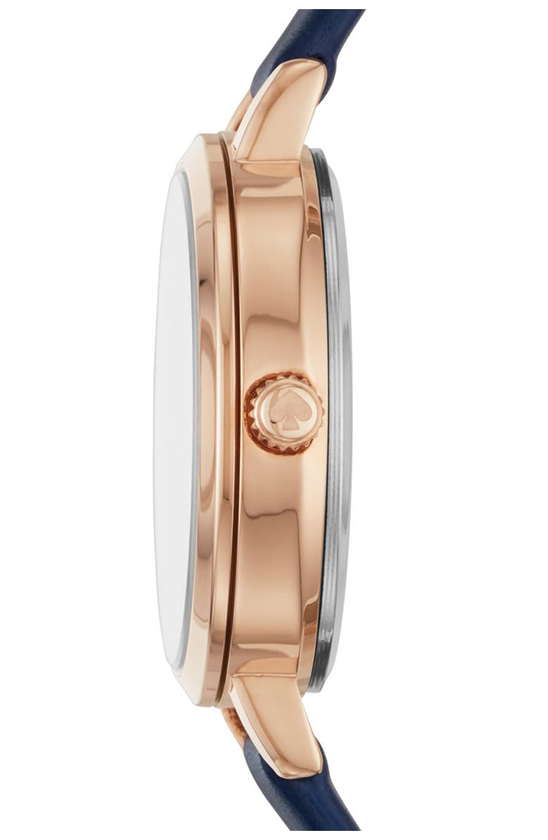 Kate Spade New York women's metro leather strap watch, 30mm, Alternate, color, 