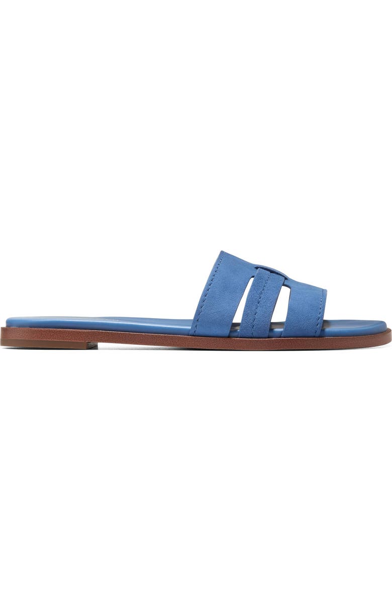 Cole Haan Flynn Slide Sandal, Alternate, color, Dutch Blue Suede