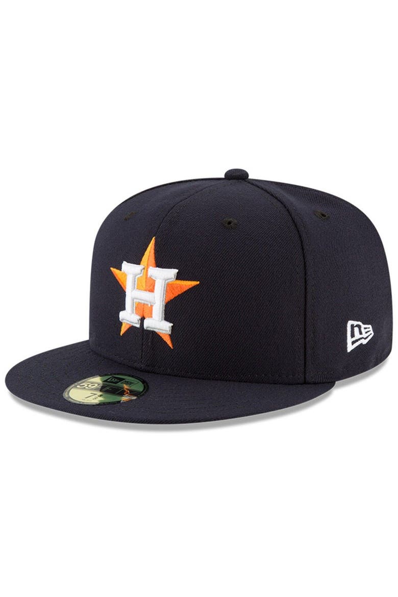 Men's New Era Navy Houston Astros 2024 Jackie Robinson Day 59FIFTY Fitted Hat, Alternate, color, Navy