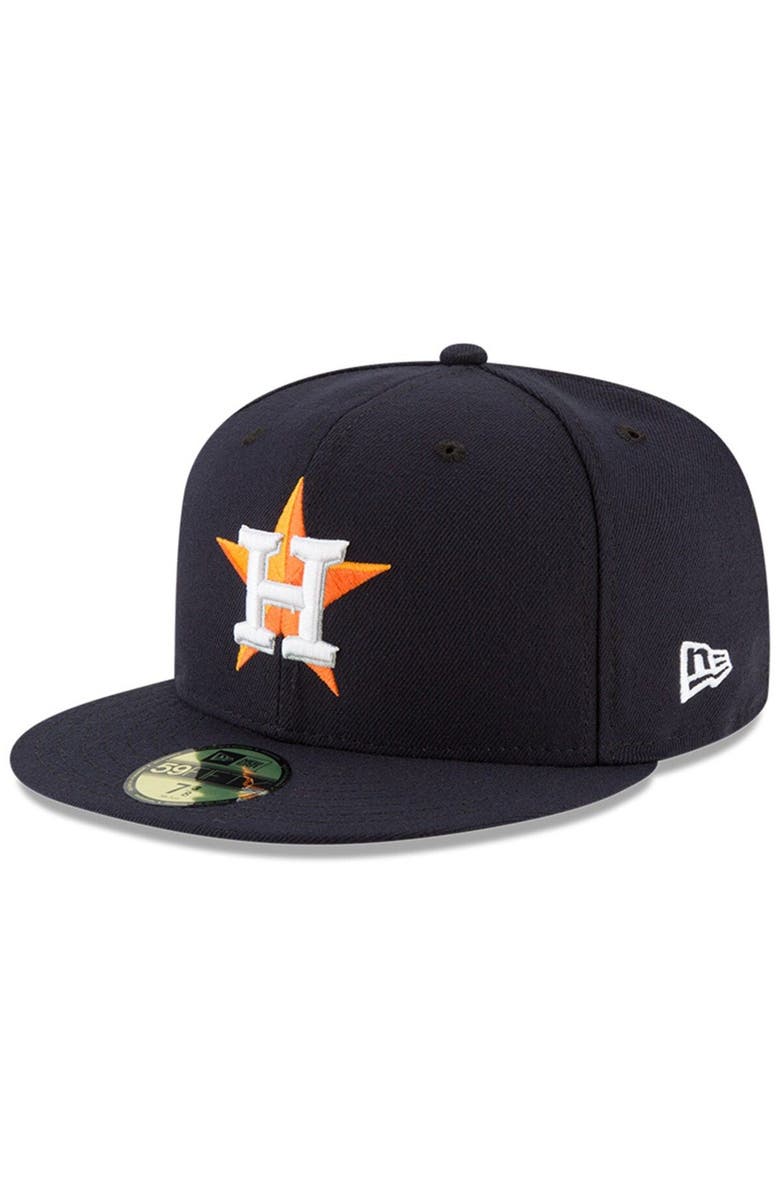 New Era Men's New Era Navy Houston Astros 2024 Jackie Robinson Day 59FIFTY Fitted Hat, Alternate, color, Navy