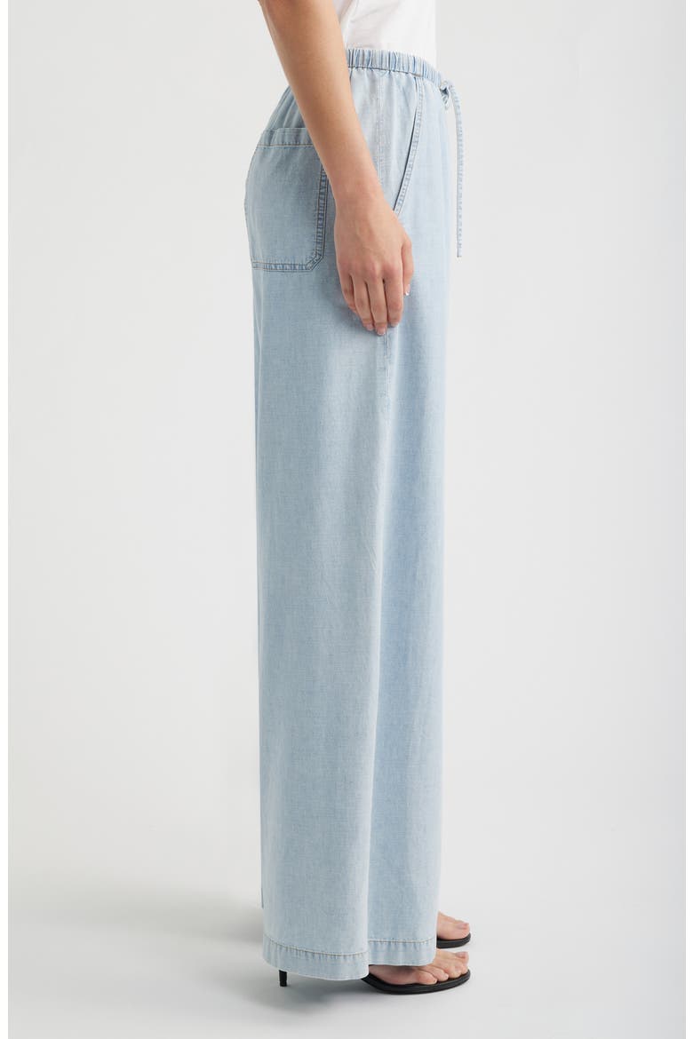 The Offshore Wide Leg Drawstring Pants, Alternate, color, SEASHADE