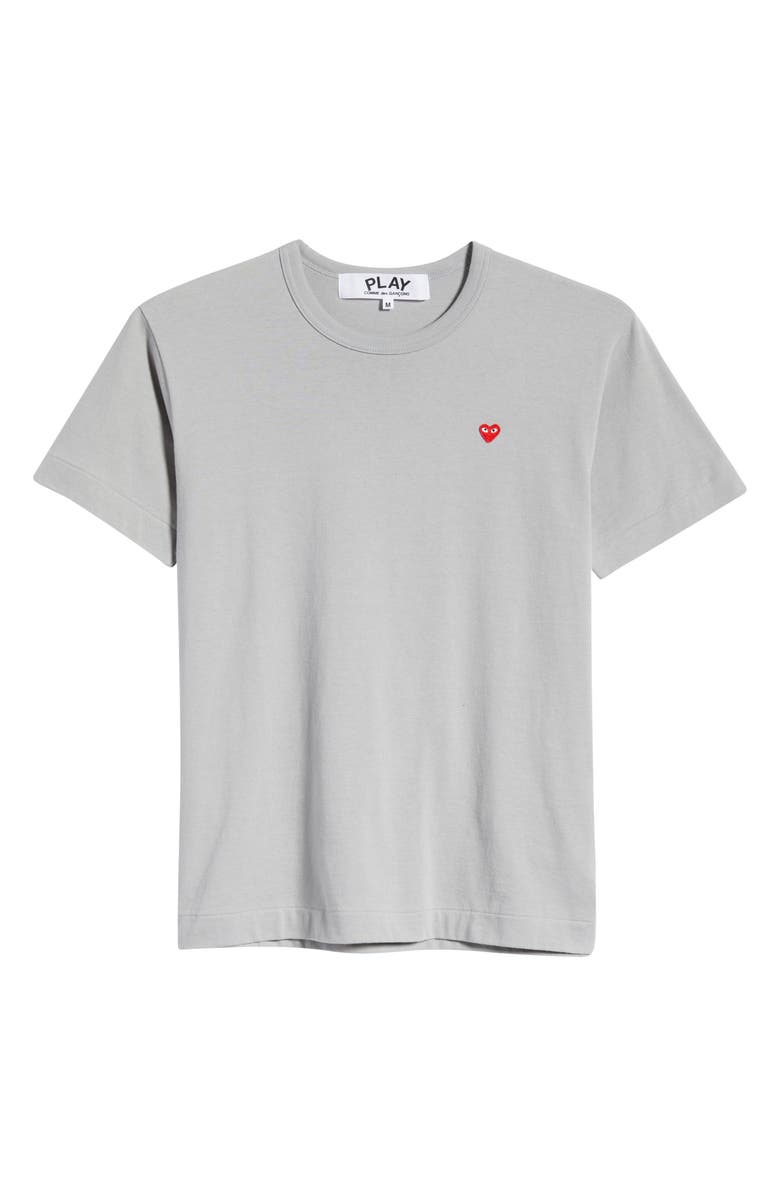 Comme des Garçons PLAY Small Heart Cotton T-Shirt, Alternate, color, 